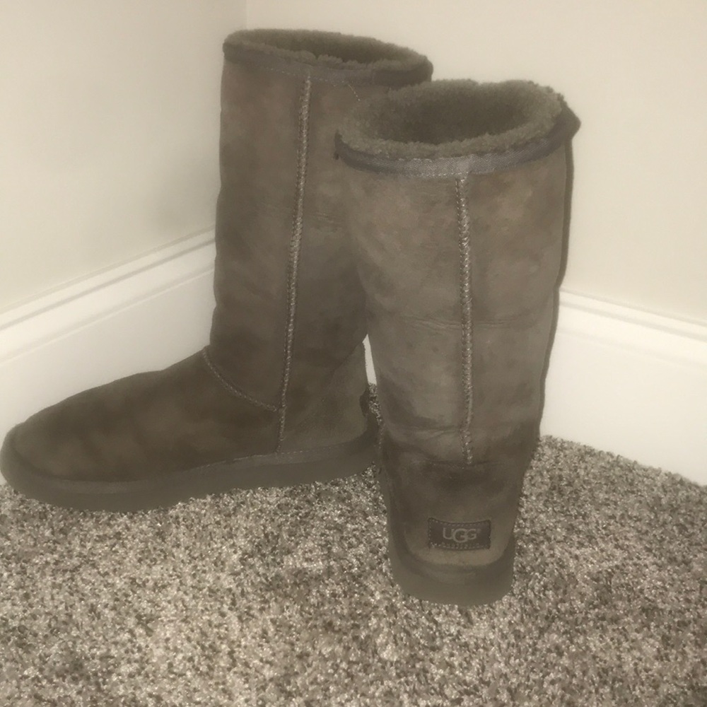 Tall Gray Ugg Boots